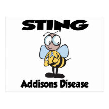 STING Addisons Disease Post Cards