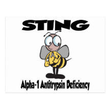 STING Alpha-1 Antitrypsin Deficiency Postcard