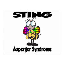 STING Asperger Syndrome Post Card