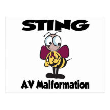 STING AV Malformation Post Card