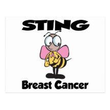 STING Breast Cancer Postcards