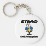 STING Chronic Fatigue Syndrome Keychain