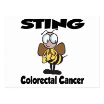 STING Colourectal Cancer Postcard