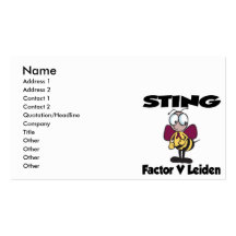 STING Factor V Leiden Business Cards