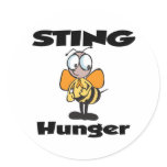 STING Hunger stickers