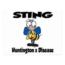 STING Huntingtons Disease Postcard