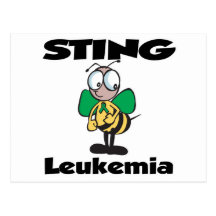STING Leukaemia (green) Post Card