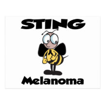 STING Melanoma (black) Post Cards