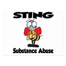 STING Substance Abuse Post Card