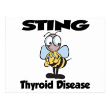 STING Thyroid Disease Post Cards