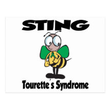 STING Tourettes Syndrome Post Card