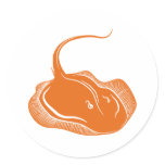Stingray Fish stickers