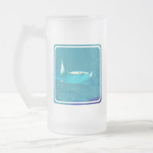Stingray Frosted Beer Mug