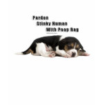 Stinky Human With Poop Bag t-shirts