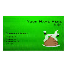 Stinky Poo; Green Business Cards