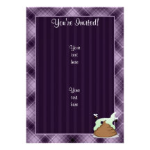 Stinky Poo; Purple Invite