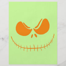 Stitch Face Jack-O-Lantern Personalized Flyer