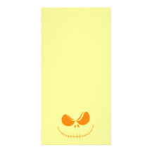 Stitch Face Jack-O-Lantern Picture Card