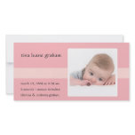 Stitch Photo Birth Announcement (Girl) photo cards
