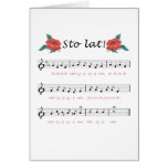 "Sto lat!" card