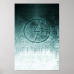 STOB COMPUTER BLUE posters