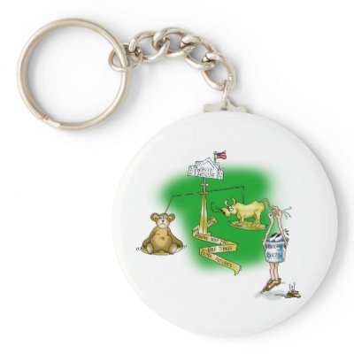 Stock Market Key Chain by bailoutthis