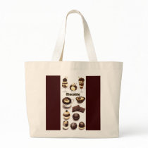 Stock Vectors - Chocolate Tote Bags