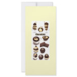 Stock Vectors - Chocolate Personalized Rack Card