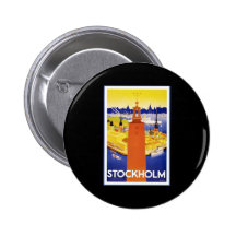 Stockholm Pinback Button