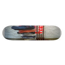 Stocking Hanging to Dry Skate Decks