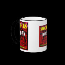 STOCKS DOWN mugs