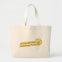 Stockton Drinking Team tee shirts Canvas Bags