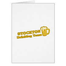 Stockton Drinking Team tee shirts Greeting Cards