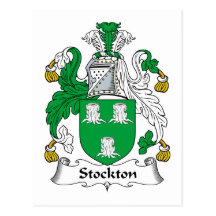 Stockton Family Crest Post Cards