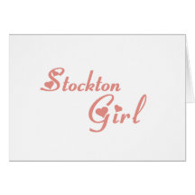 Stockton Girl tee shirts Card