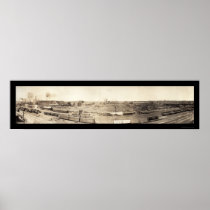 Stockyards South Omaha Photo 1908 Poster