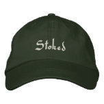 Stoked Baseball cap embroidered hats