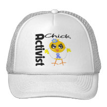 Stomach Cancer Activist Chick Mesh Hat