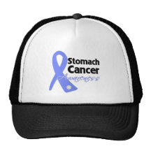 Stomach Cancer Awareness Ribbon Trucker Hats