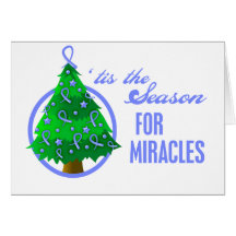 Stomach Cancer Christmas Miracles Greeting Card