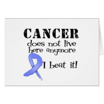 Stomach Cancer Does Not Live Here Anymore Greeting Cards