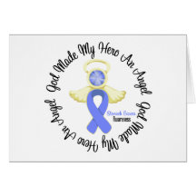 Stomach Cancer God Made My Hero An Angel Card