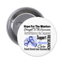 Stomach Cancer Hope Tribute Collage Pins