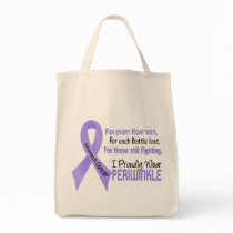 Stomach Cancer I Proudly Wear Periwinkle 1 Tote Bag