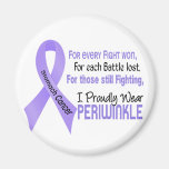 Stomach Cancer I Proudly Wear Periwinkle 1 Magnets