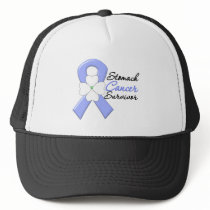 Stomach Cancer Survivor Flower Ribbon Hat