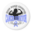 Stomach Cancer Tough Survivor magnets