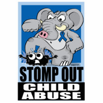 Stomp Out Child Abuse Photo Cutout