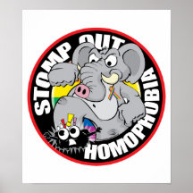Stomp Out Homophobia Poster
