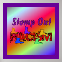 Stomp Out Racism Print